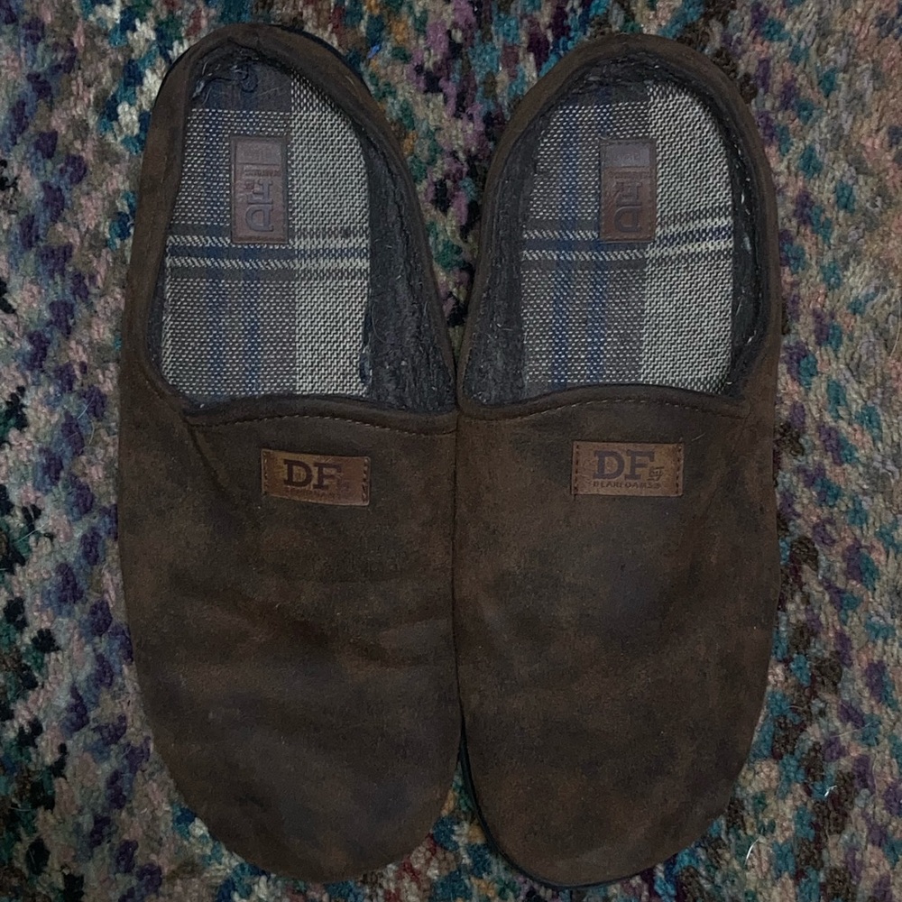 Men's Dark Brown Suede Loafers